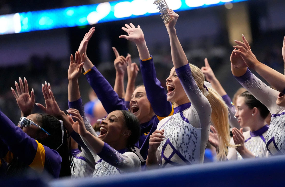 LSU gymnastics repeat as 2025 SEC champs — See photos