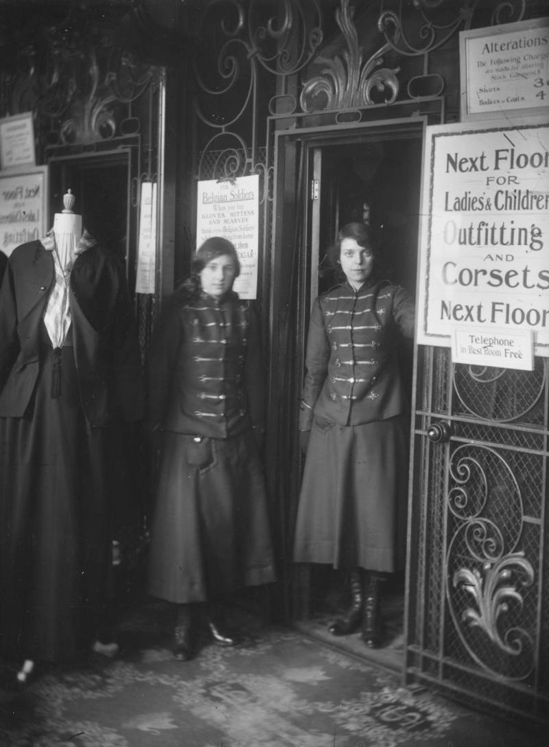 8. Elevator Operator 1. Switchboard Operator, 2. Milkman, 3. Lamplighter, 4. Knocker-upper, 6. Ice Cutter, 7. Rat Catcher, 8. Elevator Operator, 10. Lector, 11. Gandy Dancer, 12. Soda Jerk
