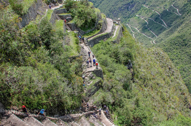 Inca Trail, Machu Picchu to Huayna Picchu, Peru Mount Huashan, China, West Coast Trail, Vancouver Island, Canada, Inca Trail, Machu Picchu to Huayna Picchu, Peru, GR20, Corsica, France, Cascade Saddle Route, New Zealand, Half Dome, Yosemite National Park, California, Drakensberg Grand Traverse, South Africa, Kokoda Track, Papua New Guinea, Rover's Run Trail, Alaska, Mount Washington, New Hampshire, Kalalau Trail, Hawaii, Aonach Eagach, Scotland