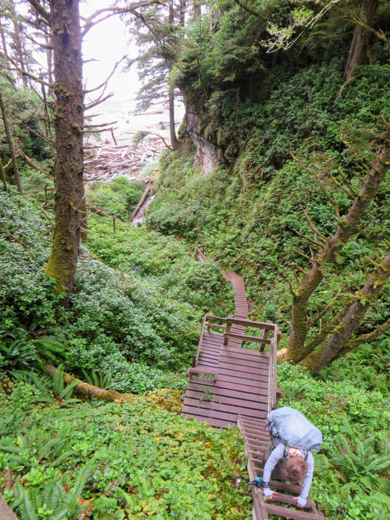 West Coast Trail, Vancouver Island, Canada Mount Huashan, China, West Coast Trail, Vancouver Island, Canada, Inca Trail, Machu Picchu to Huayna Picchu, Peru, GR20, Corsica, France, Cascade Saddle Route, New Zealand, Half Dome, Yosemite National Park, California, Drakensberg Grand Traverse, South Africa, Kokoda Track, Papua New Guinea, Rover's Run Trail, Alaska, Mount Washington, New Hampshire, Kalalau Trail, Hawaii, Aonach Eagach, Scotland