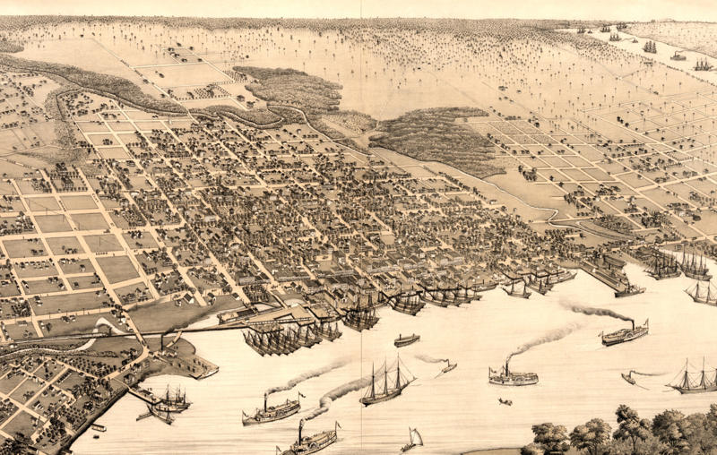 Cowford Charles Town, New Amsterdam, El Pueblo de Nuestra Señora la Reina de los Ángeles, Trimount, Losantiville, Terminus / Marthasville, Swilling's Mill, The Clearing, Yerba Buena, San Miguel, Waterloo, New York-Alki, Imnizaskadan / Pig’s Eye