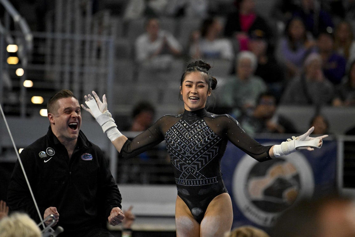 Unbelievable photos capture the essence and excitement of Florida Gators women's gymnastics