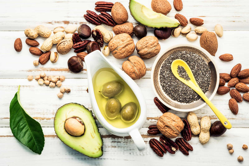 Why do we need fats?, Unhealthy fats, So, which fats are healthy?, Polyunsaturated fatty acids, Examples, Fatty fish, Chia seeds, Olive oil, Greek yogurt, Flaxseed, Nut and seed butters