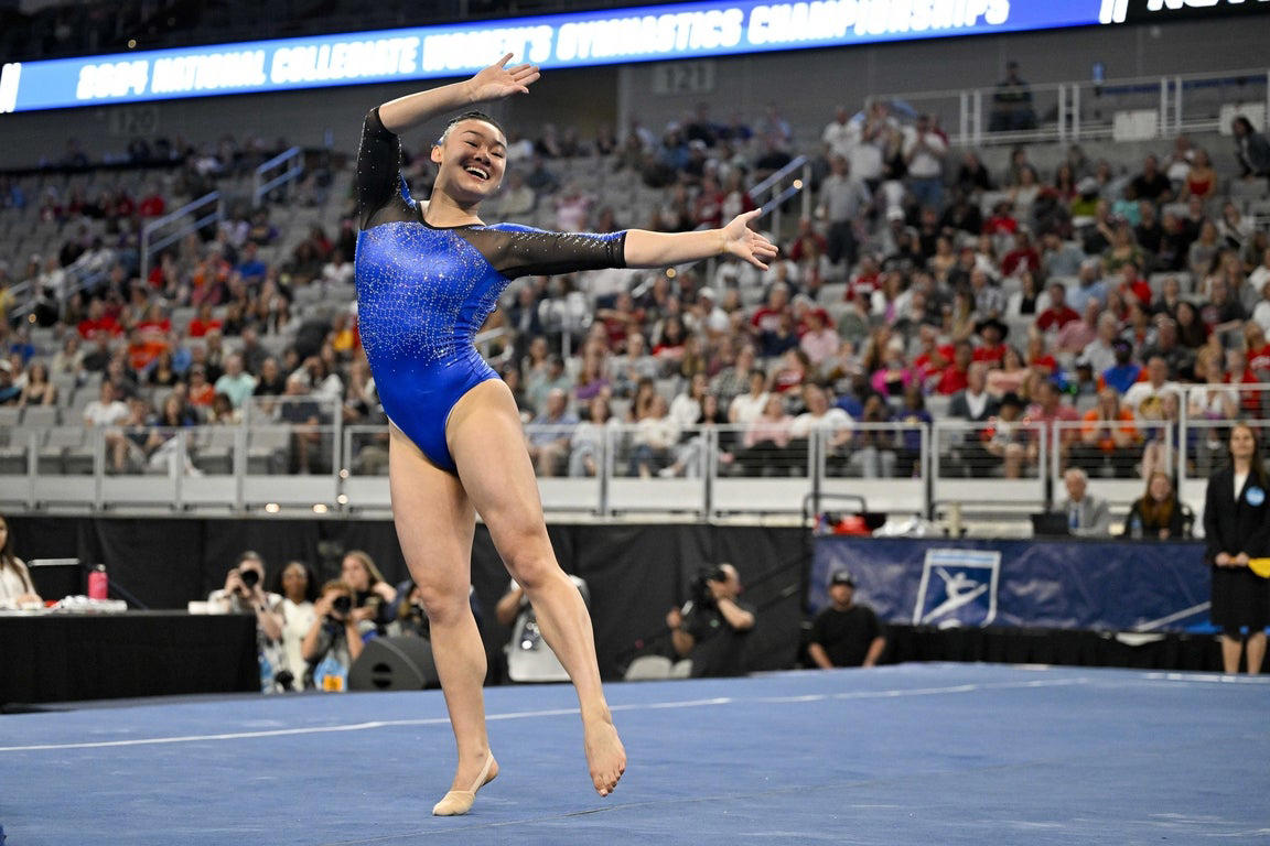 Unbelievable photos capture the essence and excitement of Florida Gators women's gymnastics