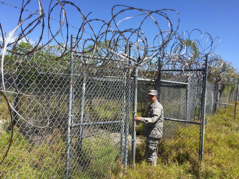 Trump orders migrant detention center, Sinking of USS Maine, Success on the battlefield, Sole jurisdiction, Expansion during the 20th century, Second World War, Security threat, Cuban Missile Crisis, Extra troop deployment, "Gitmo" in the '70s, The "War on Terror", Camp X-Ray, Violation of Geneva Conventions, Supreme Court steps in, Camp X-Ray closed, Worldwide condemnation, Moves to close the camp, Still operational