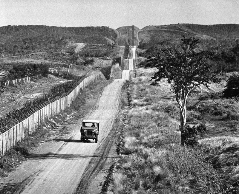 Trump orders migrant detention center, Sinking of USS Maine, Success on the battlefield, Sole jurisdiction, Expansion during the 20th century, Second World War, Security threat, Cuban Missile Crisis, Extra troop deployment, "Gitmo" in the '70s, The "War on Terror", Camp X-Ray, Violation of Geneva Conventions, Supreme Court steps in, Camp X-Ray closed, Worldwide condemnation, Moves to close the camp, Still operational