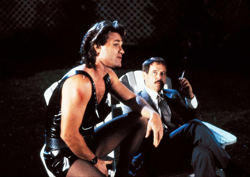 'Tango & Cash' (1989) 'Road House' (1989), 'Clueless' (1995), 'The Fast and the Furious' (2001), 'Point Break' (1991), 'Joe Dirt' (2001), 'Love Actually' (2003), 'Pacific Rim' (2013), 'Underworld' (2003), 'Never Been Kissed' (1999), 'Showgirls' (1995), 'Anaconda' (1997), 'Rat Race' (2001), 'Tango & Cash' (1989), 'The Wicker Man' (2006), 'Death Race 2000' (1975)