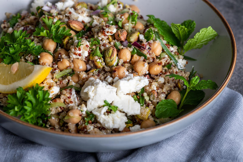 In your 20s: foods with protein, In your 20s: complex carbohydrates, In your 20s: calcium-rich foods, In your 20s: iron-rich foods, In your 30s: bok choy, In your 30s: fatty fish, In your 40s: bright fruits and vegetables, In your 40s: whole grains, In your 50s: high-fiber vegetables, In your 50s: turmeric, In your 50s: plant-based protein, In your 50s: eggs, In your 60s and beyond: olive oil, In your 60s and beyond: berries