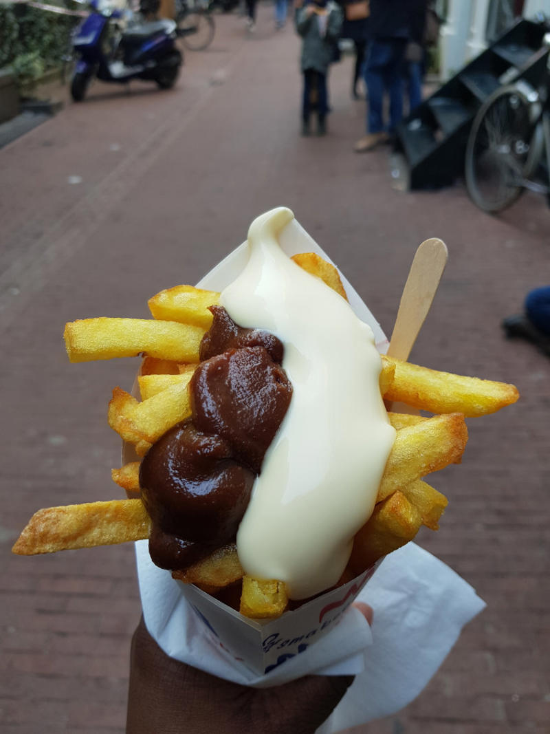 Netherlands French fries, Philippines, United States, Tanzania, United Kingdom, Belgium/France, Netherlands, Peru/Latin America, South Africa