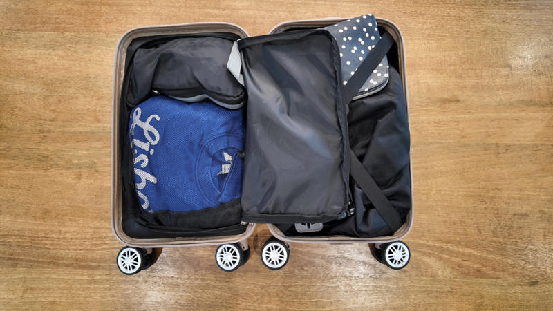      Sign up to The Getaway newsletter   , All about the bag, What Chelsea managed to pack in the bag, Putting the suitcase to the test ,      Budget travel ideas   , Chelsea’s suitcase hacks for seamless travel , The overall verdict