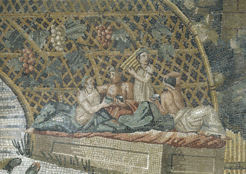 Roman dinner parties, Power and politics, Bring on the wine!, Wine cups, Popular dishes, Exotic foods, Entertainment, There was no such thing as a vomitorium, Religious affair, Saturnalia, Bacchanalia, Caligula’s party barges