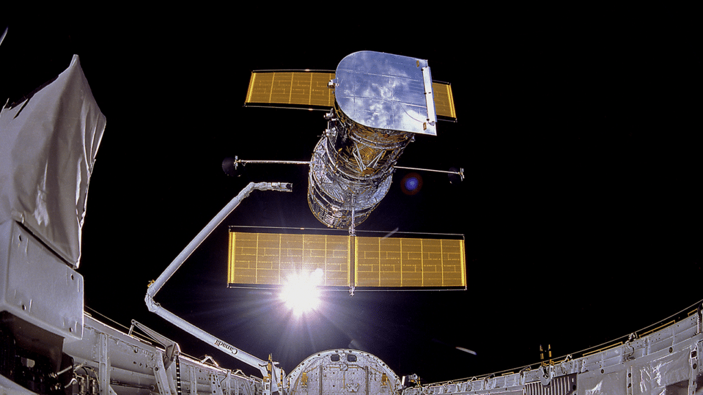 #18: Hubble Space Telescope Deployment (1990) #1: Yuri Gagarin’s Historic Flight (1961), #3: John Glenn Orbits Earth (1962), #4: Valentina Tereshkova: First Woman in Space (1963), #6: Gemini 4: America’s First Spacewalk (1965), #7: Apollo 1 Crew (1967), #9: Apollo 8: First Human Orbit of the Moon (1968), #10: Apollo 11: First Steps on the Moon (1969), #12: Skylab: America’s First Space Station (1973), #13: Apollo-Soyuz Test Project (1975), #15: Sally Ride: First American Woman in Space (1983), #16: Challenger Disaster (1986), #18: Hubble Space Telescope Deployment (1990), #19: STS-61: Hubble Repair Mission (1993), #22: Columbia Disaster (2003), #24: SpaceX Crew Dragon: Private Sector Enters Orbit (2020), #25: Artemis I Launches Moon Return Era (2022)