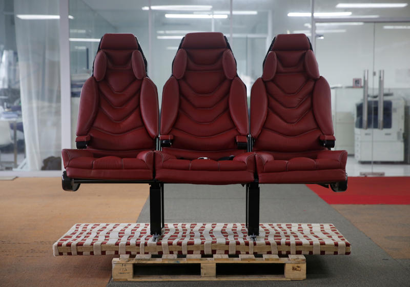 Aircraft seats Unborn baby, Yourself, A spine axis, Prosthetic hand, Prosthetic forearm, A toucan beak, Ice cream, A chocolate beer bottle, A bicycle, A motorcycle, Aircraft seats, Plastic working handguns, Adidas shoes, Office space