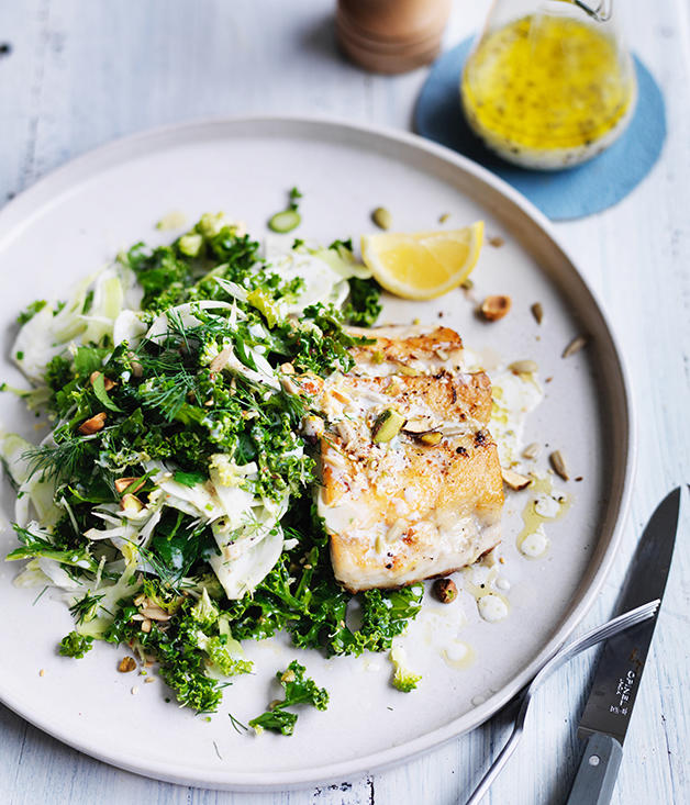 Best barramundi recipe ideas for cooking in 2026,          Coconut dhal with barramundi      ,          Pendolino’s spaghetti con pesce d’acqua dolce (spaghetti with freshwater fish)      ,          Baked barramundi with pepperleaf mayonnaise      ,          Christine Manfield’s spiced barramundi with tomato-chilli pickle      ,          Barramundi with Grenobloise sauce and colcannon      ,          Jerk-rubbed barramundi with dirty rice      ,          Steamed barramundi with shiitake rice      ,          Crisp barramundi with prawn salsa and vanilla-infused dressing      ,          Roast barramundi with kale, fennel and broccoli slaw      ,          Barbecued barramundi with macadamia romesco      ,          Sour curry of barramundi      