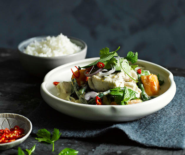 Best barramundi recipe ideas for cooking in 2026,          Coconut dhal with barramundi      ,          Pendolino’s spaghetti con pesce d’acqua dolce (spaghetti with freshwater fish)      ,          Baked barramundi with pepperleaf mayonnaise      ,          Christine Manfield’s spiced barramundi with tomato-chilli pickle      ,          Barramundi with Grenobloise sauce and colcannon      ,          Jerk-rubbed barramundi with dirty rice      ,          Steamed barramundi with shiitake rice      ,          Crisp barramundi with prawn salsa and vanilla-infused dressing      ,          Roast barramundi with kale, fennel and broccoli slaw      ,          Barbecued barramundi with macadamia romesco      ,          Sour curry of barramundi      