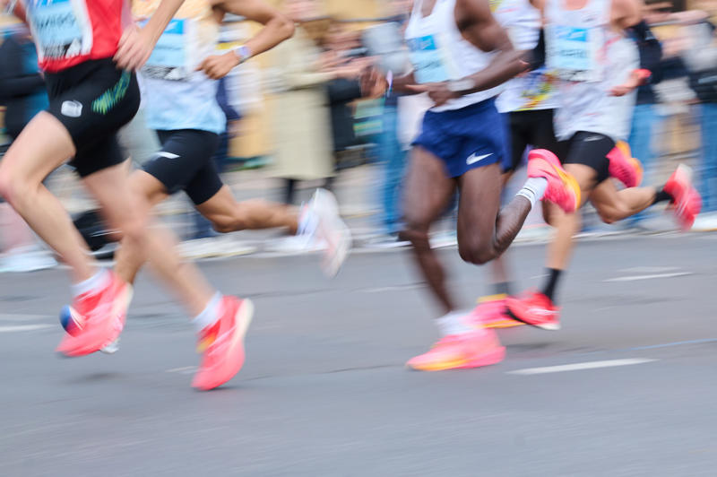 Joint health and injury prevention Depletion of glycogen stores, Muscle fatigue and micro tears, Joint health and injury prevention, Increasing heart rate, Thermoregulation challenges, Immune system suppression, Gastrointestinal distress, Hydration imbalance, Hormonal fluctuations, Mental fatigue and focus, Foot issues, Respiratory demands, Metabolic acidosis, Brain's energy utilization