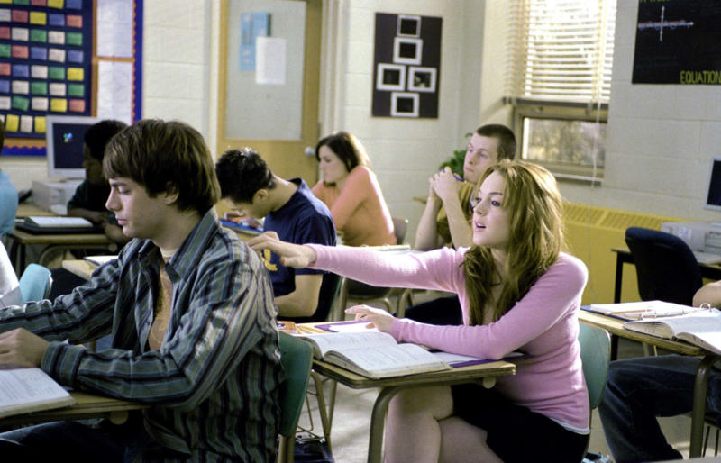 'Mean Girls' (2004) 'The Breakfast Club' (1985), 'Mean Girls' (2004), 'Accepted' (2006), 'The Devil Wears Prada' (2006), 'Bowling for Columbine' (2002), 'Heathers' (1988), 'The Craft' (1996), 'Bully' (2001), 'Full Metal Jacket' (1987), 'Billy Elliot' (2000), 'The Color Purple' (1985), 'Matilda' (1996)