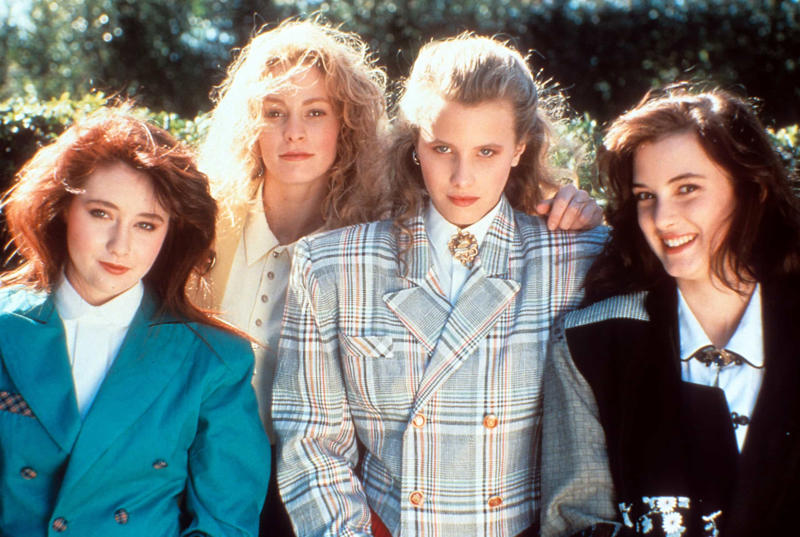 'Heathers' (1988) 'The Breakfast Club' (1985), 'Mean Girls' (2004), 'Accepted' (2006), 'The Devil Wears Prada' (2006), 'Bowling for Columbine' (2002), 'Heathers' (1988), 'The Craft' (1996), 'Bully' (2001), 'Full Metal Jacket' (1987), 'Billy Elliot' (2000), 'The Color Purple' (1985), 'Matilda' (1996)