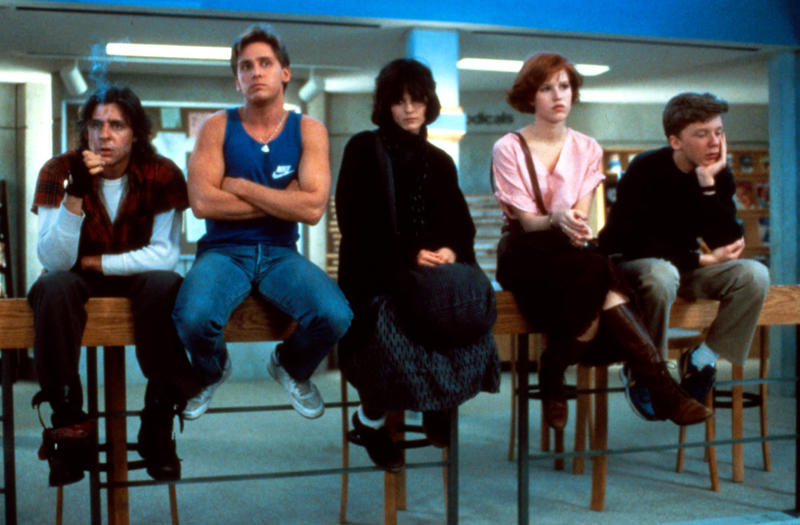 'The Breakfast Club' (1985) 'The Breakfast Club' (1985), 'Mean Girls' (2004), 'Accepted' (2006), 'The Devil Wears Prada' (2006), 'Bowling for Columbine' (2002), 'Heathers' (1988), 'The Craft' (1996), 'Bully' (2001), 'Full Metal Jacket' (1987), 'Billy Elliot' (2000), 'The Color Purple' (1985), 'Matilda' (1996)
