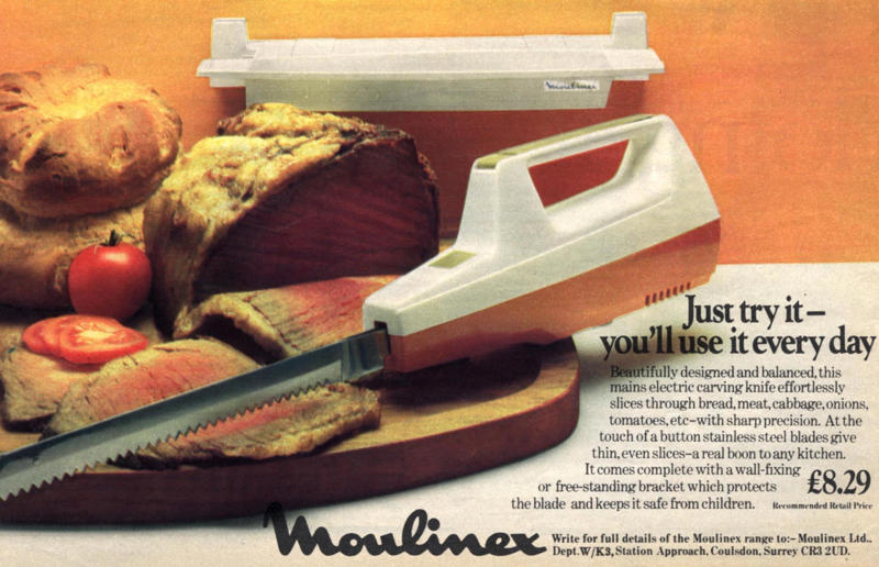 1970s homewares that have disappeared from our homes, Beanbags, Wood panelling, Avocado bathroom suites, Carpeted bathrooms, Linoleum floors, Boxy TVs, Brick fireplaces, Patterned carpet, Alarm clocks, Patterned wallpaper, Conversation pits, Floral sofas, Push button phones, Stereo systems, Fringing on furniture, Electric carving knives, Waterbeds, Fondue sets, Brass ornaments, Velvet everywhere, Zebra rugs