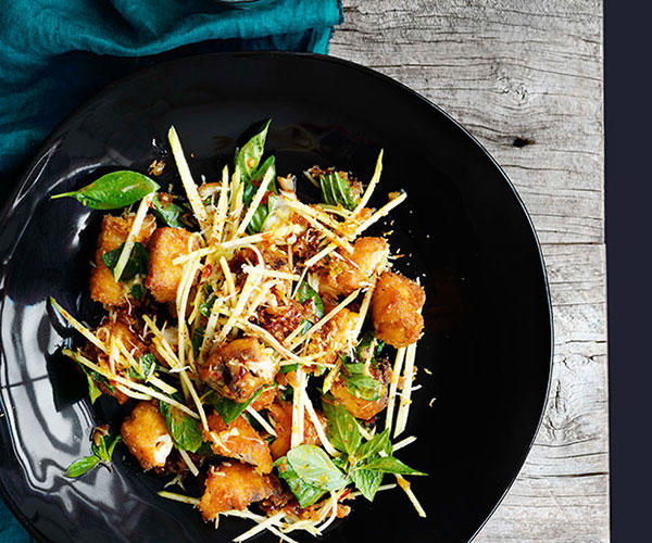 Best barramundi recipe ideas for cooking in 2026,          Coconut dhal with barramundi      ,          Pendolino’s spaghetti con pesce d’acqua dolce (spaghetti with freshwater fish)      ,          Baked barramundi with pepperleaf mayonnaise      ,          Christine Manfield’s spiced barramundi with tomato-chilli pickle      ,          Barramundi with Grenobloise sauce and colcannon      ,          Jerk-rubbed barramundi with dirty rice      ,          Steamed barramundi with shiitake rice      ,          Crisp barramundi with prawn salsa and vanilla-infused dressing      ,          Roast barramundi with kale, fennel and broccoli slaw      ,          Barbecued barramundi with macadamia romesco      ,          Sour curry of barramundi      