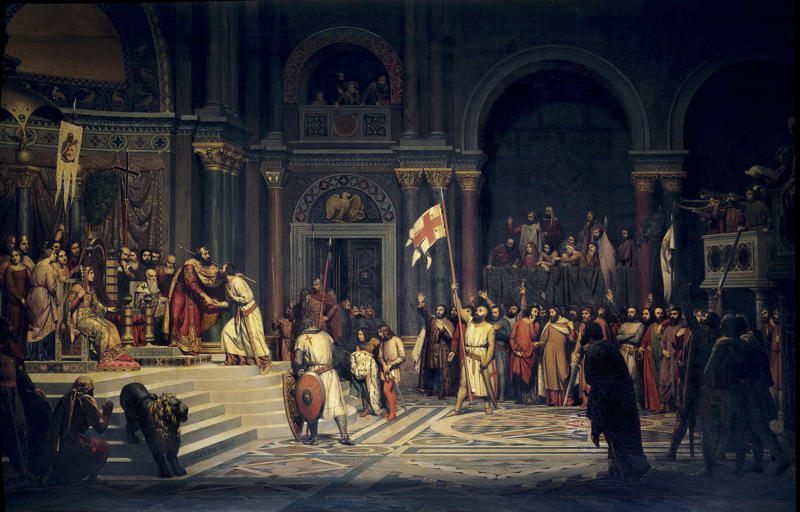 How long did the Roman Empire last?, East versus West, Internal economic issues, Constant power struggles, Troubles with the Huns, Atilla and the great migration, Emperor Valens and the Battle of Adrianople, Ravenna: The new capital, The Crossing of the Rhine, The Sack of Rome, The fall of Carthage, The death of Libius Severus, The arrival of Anthemius, Odovacer: The first king of Italy, The Byzantine Empire