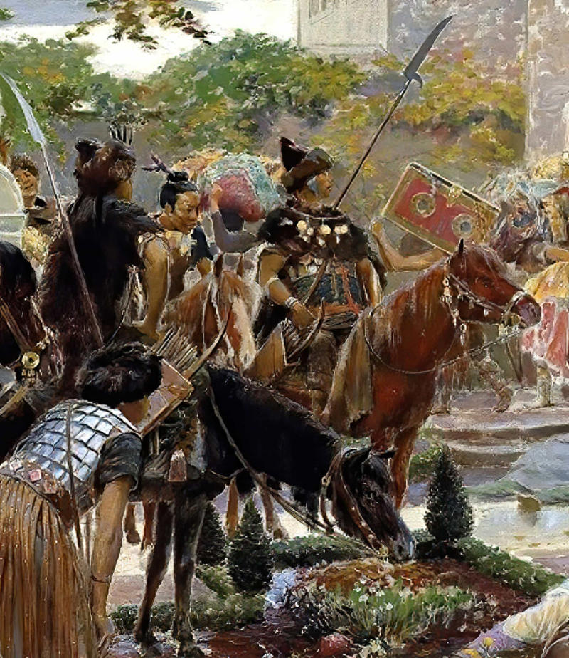 How long did the Roman Empire last?, East versus West, Internal economic issues, Constant power struggles, Troubles with the Huns, Atilla and the great migration, Emperor Valens and the Battle of Adrianople, Ravenna: The new capital, The Crossing of the Rhine, The Sack of Rome, The fall of Carthage, The death of Libius Severus, The arrival of Anthemius, Odovacer: The first king of Italy, The Byzantine Empire