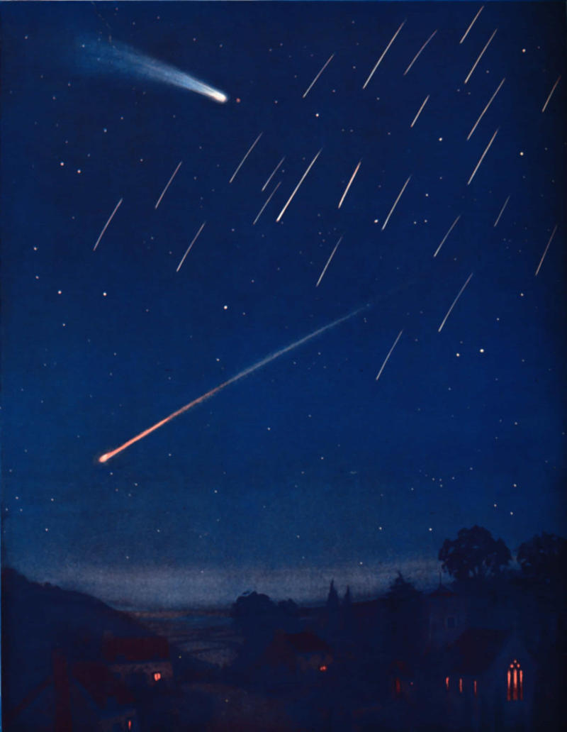 Meteorites are hot when they fall on our planet There is no gravity in space, Explosions in space are just like the ones on Earth, Black holes suck up everything, Flying through the asteroid belt would be nearly impossible, Sound in space, The Sun is yellow, Nothing is faster than the speed of light, A person would explode without a space suit, The dark side of the Moon, Meteorites are hot when they fall on our planet, Communication in space is instant