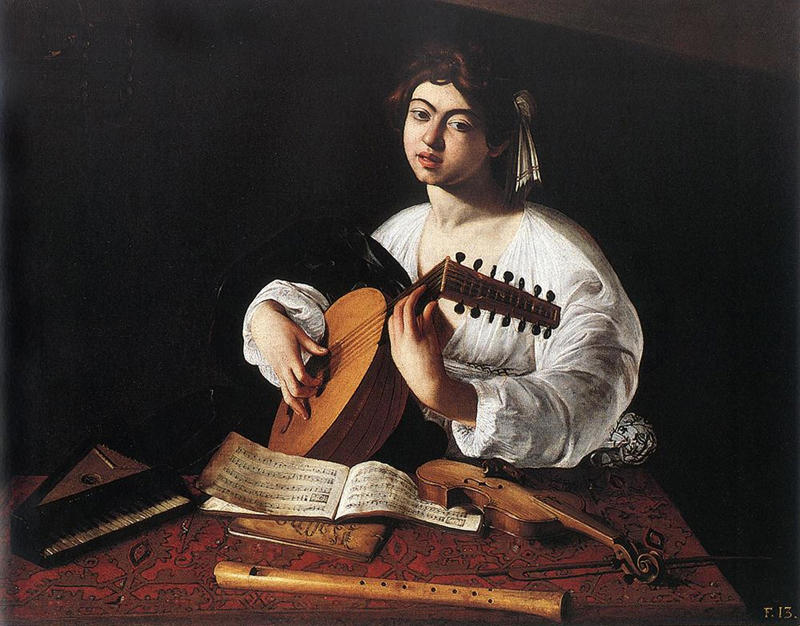 'The Lute Player' 'Mona Lisa', 'Lady with an Ermine', 'Boy Mozart', 'The Garden of Earthly Delights', 'The Prophet Zechariah', 'Netherlandish Proverbs', 'Nighthawks', 'An Old Man in Military Costume', 'The Life of Saint Francis', 'The Lute Player', 'The Creation of Adam', 'The Starry Night', 'Patch of Grass', 'Supper at Emmaus', 'The Bayeux Tapestry'