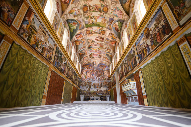 'The Creation of Adam' 'Mona Lisa', 'Lady with an Ermine', 'Boy Mozart', 'The Garden of Earthly Delights', 'The Prophet Zechariah', 'Netherlandish Proverbs', 'Nighthawks', 'An Old Man in Military Costume', 'The Life of Saint Francis', 'The Lute Player', 'The Creation of Adam', 'The Starry Night', 'Patch of Grass', 'Supper at Emmaus', 'The Bayeux Tapestry'