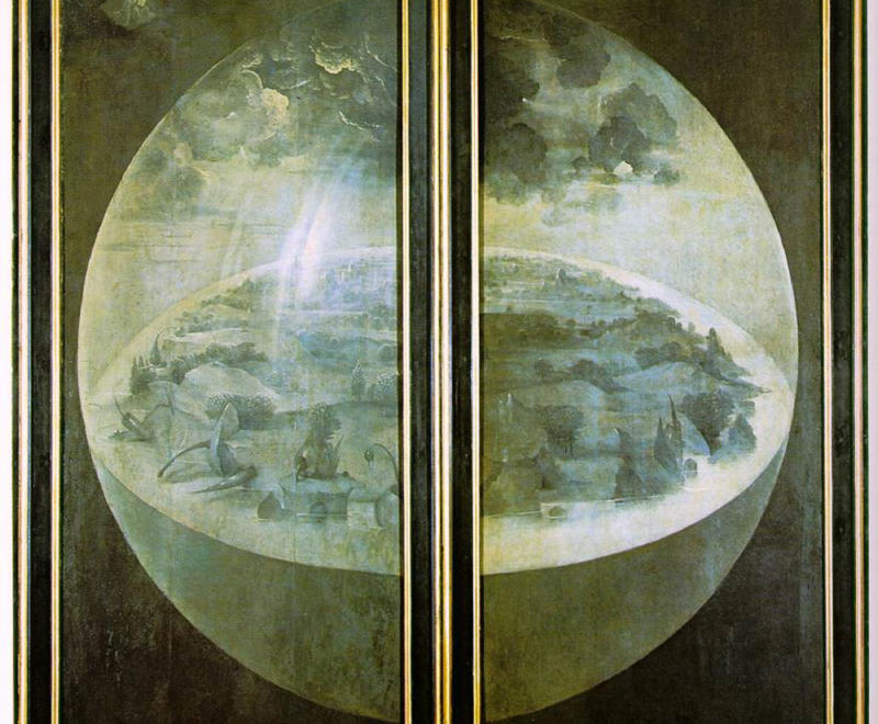 'The Garden of Earthly Delights' 'Mona Lisa', 'Lady with an Ermine', 'Boy Mozart', 'The Garden of Earthly Delights', 'The Prophet Zechariah', 'Netherlandish Proverbs', 'Nighthawks', 'An Old Man in Military Costume', 'The Life of Saint Francis', 'The Lute Player', 'The Creation of Adam', 'The Starry Night', 'Patch of Grass', 'Supper at Emmaus', 'The Bayeux Tapestry'