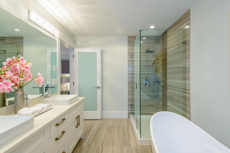 Lighting, Pillows, pillows, pillows, Accent wall, Grand entrance, Backsplash, New hardware, Accent table, Add a feature piece