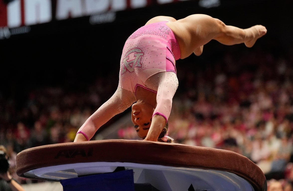 Top college gymnastics images of 2025 with Livvy Dunne, Jordan Bowers, and more