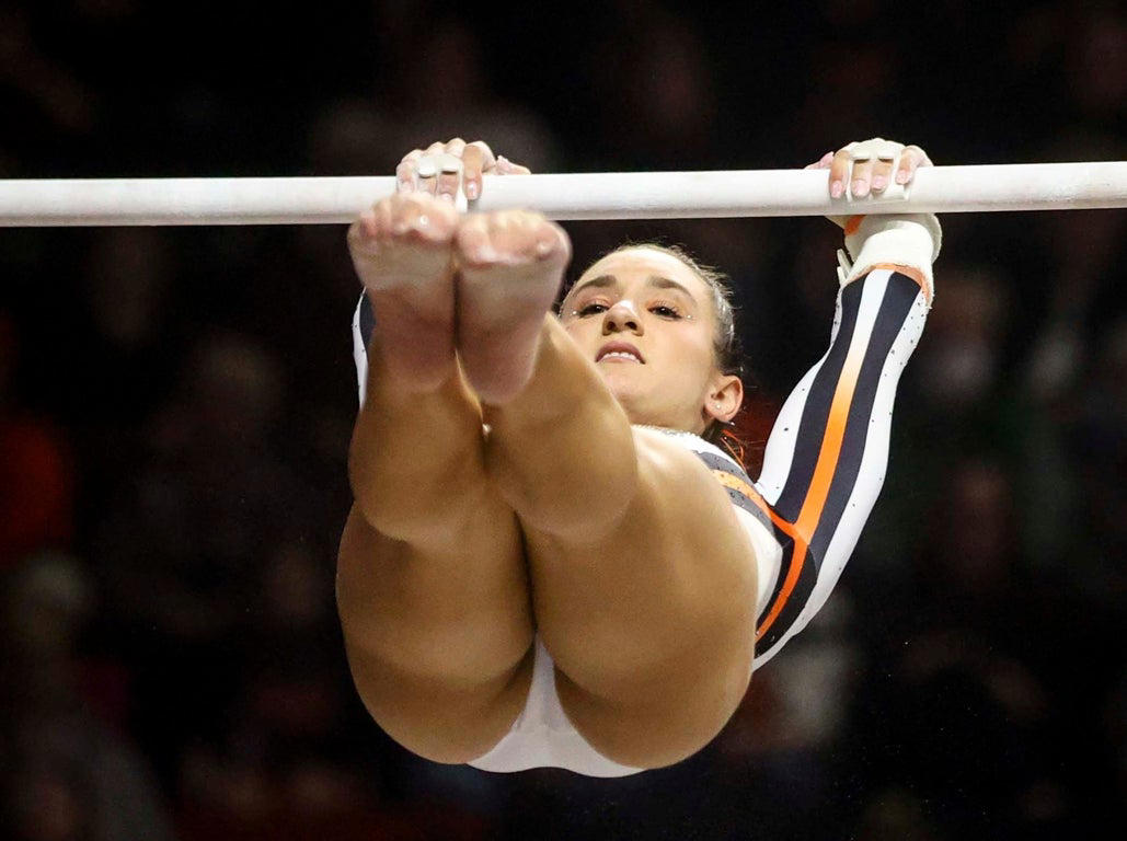 Top college gymnastics images of 2025 with Livvy Dunne, Jordan Bowers, and more