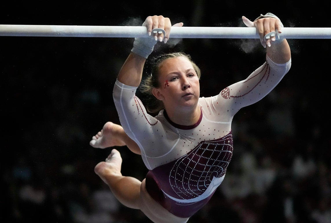 Top college gymnastics images of 2025 with Livvy Dunne, Jordan Bowers, and more