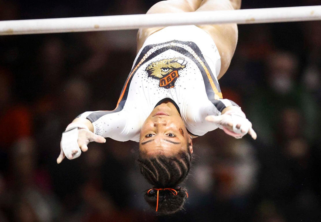 Top college gymnastics images of 2025 with Livvy Dunne, Jordan Bowers, and more