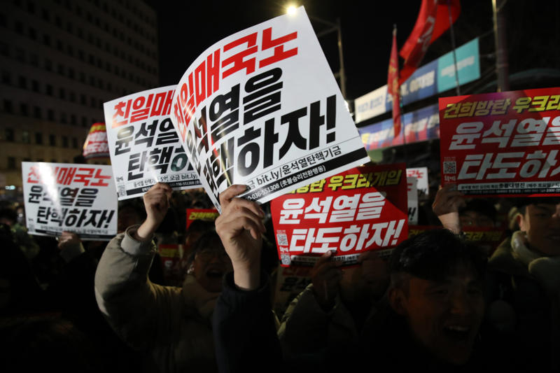 Martial law imposed, Outraged citizens, Act of "insanity", What does martial law actually mean?, No evidence of claims, Thousands of protestors, Unanimously shut down, Frustration, Public called to protest, "We won!", The aftermath, Yoon is finally detained, Legal proceedings begin, Removed from office, Chilling past, Corruption, Common enemy, Parliamentary defeat, Concerns