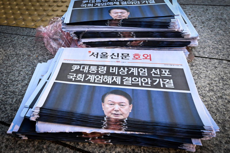 Martial law imposed, Outraged citizens, Act of "insanity", What does martial law actually mean?, No evidence of claims, Thousands of protestors, Unanimously shut down, Frustration, Public called to protest, "We won!", The aftermath, Yoon is finally detained, Legal proceedings begin, Removed from office, Chilling past, Corruption, Common enemy, Parliamentary defeat, Concerns
