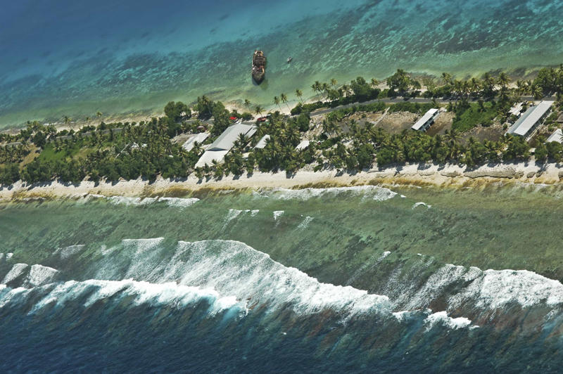 Rising sea level threat Nine islands, It’s the fourth-smallest country in the world, Religion, World War II sites, Still has a relationship with the monarchy, Diving and snorkelling, Agriculture, Rising sea level threat, Damaging self-sufficiency, Other harmful impacts of climate change, Increased storm activity, Limited freshwater supply, Under threat, Potential plans, There is talk of evacuation as climate change refugees, Some are heading to New Zealand