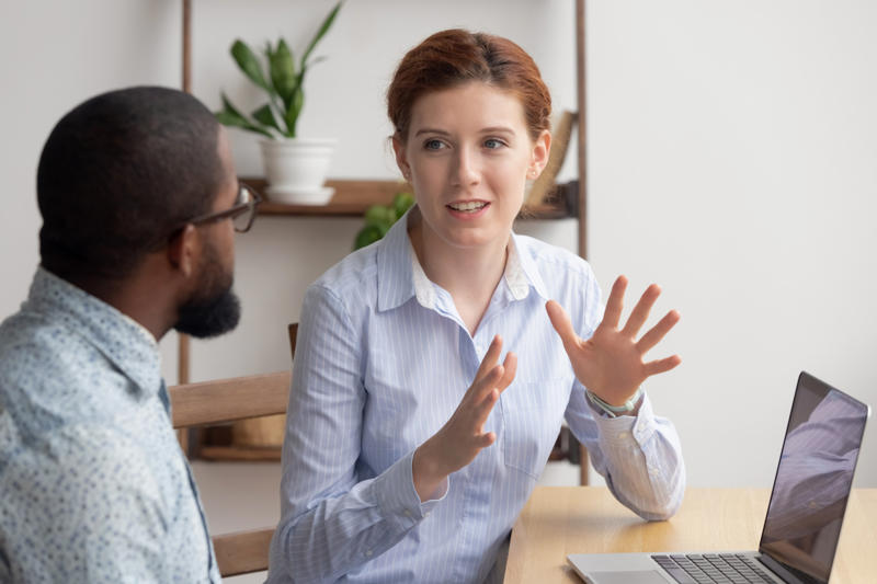 Slang of any kind “I want a raise”, “I can’t work with x person”, “We’ve always done things this way”, “That’s above my pay grade”, “I have too much on my plate right now”, "What's the big deal?", "That's not my job", “I’m so hungover”, “I heard x saying y about you”, “I’m so bored”, "I‘m way too smart for this job", "Are you pregnant?", "No offense, but…", “Sorry, I lied on my interview”, “Can you ask x to do it instead?”, Slang of any kind