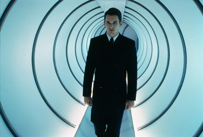 'Gattaca' (1997) 'Back to the Future Part II' (1989), 'Blade Runner' (1982), 'Rollerball' (1975), 'The Running Man' (1987), 'Freejack' (1992), '1984' (1954), 'Escape from New York' (1981), 'Gattaca' (1997), 'Strange Days' (1995), 'Daybreakers' (2009), 'The Island' (2005), '12 Monkeys' (1995), 'V for Vendetta' (2005), 'Mission to Mars' (2000)