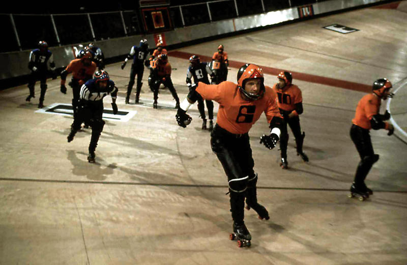 'Rollerball' (1975) 'Back to the Future Part II' (1989), 'Blade Runner' (1982), 'Rollerball' (1975), 'The Running Man' (1987), 'Freejack' (1992), '1984' (1954), 'Escape from New York' (1981), 'Gattaca' (1997), 'Strange Days' (1995), 'Daybreakers' (2009), 'The Island' (2005), '12 Monkeys' (1995), 'V for Vendetta' (2005), 'Mission to Mars' (2000)
