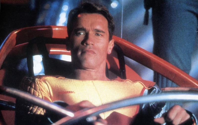 'The Running Man' (1987) 'Back to the Future Part II' (1989), 'Blade Runner' (1982), 'Rollerball' (1975), 'The Running Man' (1987), 'Freejack' (1992), '1984' (1954), 'Escape from New York' (1981), 'Gattaca' (1997), 'Strange Days' (1995), 'Daybreakers' (2009), 'The Island' (2005), '12 Monkeys' (1995), 'V for Vendetta' (2005), 'Mission to Mars' (2000)