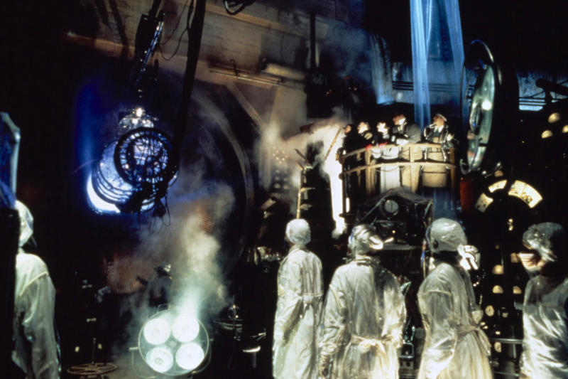 '12 Monkeys' (1995) 'Back to the Future Part II' (1989), 'Blade Runner' (1982), 'Rollerball' (1975), 'The Running Man' (1987), 'Freejack' (1992), '1984' (1954), 'Escape from New York' (1981), 'Gattaca' (1997), 'Strange Days' (1995), 'Daybreakers' (2009), 'The Island' (2005), '12 Monkeys' (1995), 'V for Vendetta' (2005), 'Mission to Mars' (2000)
