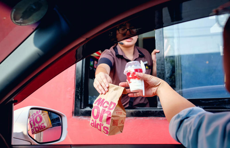 6. Make a caramel apple sundae 33. Make the ultimate Quarter Pounder with Cheese, 32. Discover saucy McNuggets, 31. Scale the Denali Big Mac, 30. Create a Mc10.35, 29. Try DIY Chicken McGriddles, 28. Try an egg cheeseburger, 27. Snag cheaper McNuggets, 26. Opt for a steamed bun, 25. Ask for an All American burger, 24. Upgrade your eggs, 23. Ask for a receipt, 22. Get fresh fries, 21. Try a grilled cheese, 20. Get cheaper hash browns, 19. Make a coffee shake, 18. Enjoy fresher burgers, 17. Get Big Mac sauce on the side, 16. Make your own floats, 15. Get a Neapolitan shake, 14. Sample the sauces, 13. Enjoy a McDonald's brunch, 12. Get a budget Big Mac, 11. Tuck into a two-cheeseburger meal, 10. Create a chicken cordon bleu McMuffin, 9. Hack a hash brown McMuffin, 8. Build a Big McChicken, 7. Discover the Land, Air & Sea Burger, 6. Make a caramel apple sundae, 5. Go wild with a Monster Mac, 4. Enjoy an ice cream sandwich, 3. Snag a discount meal, 2. Try an Apple pie McFlurry