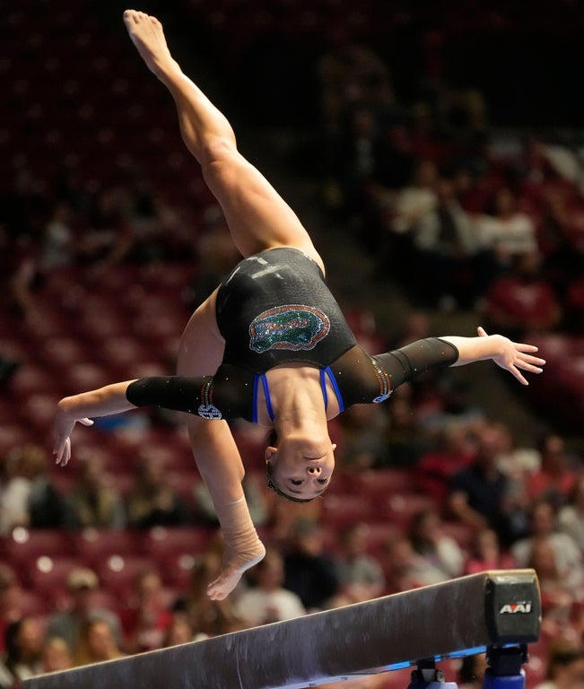 Dazzling photos from Sunday's NCAA Gymnastics Tuscaloosa Regional
