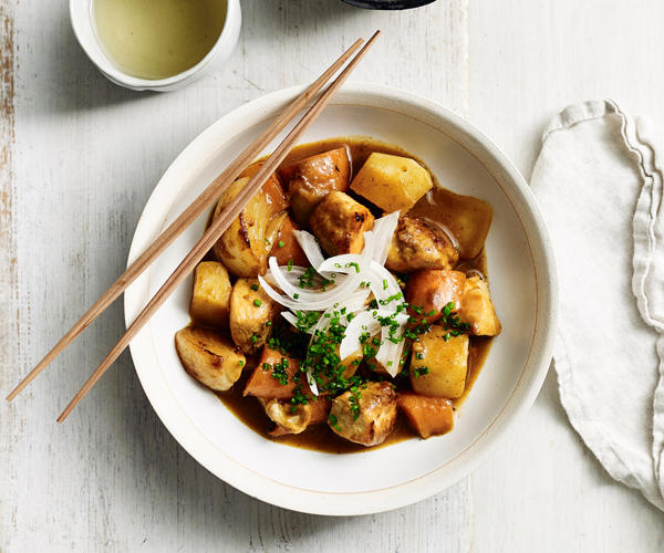 The best curry recipes to work your way through in 2025, Chiang Mai chicken curry , Beef and potato Massaman curry , Korean cauliflower curry , Palisa Anderson’s sour orange fish curry , Kerala-style prawn curry with cauliflower rice , Sri Lankan fish curry , Summer tomato curry with cauliflower rice , Dosas with coconut lentil curry , Roasted cauliflower curry with lime and coriander , Sunda’s fish curry with cucumber salad and coriander chutney , Palisa Anderson’s gaeng keow wan gai (Thai green chicken curry) , Avani’s lamb curry , Ohn no khao swè (Burmese curry chicken noodle soup) , O Tama Carey’s Sri Lankan crab curry , Moreton Bay bug curry with mango , Snapper curry with green beans and coriander , Eggplant and pineapple curry , Mussel curry with pineapple and potato rösti , Helly Raichura’s Mughlai lamb curry (kosha mangsho)