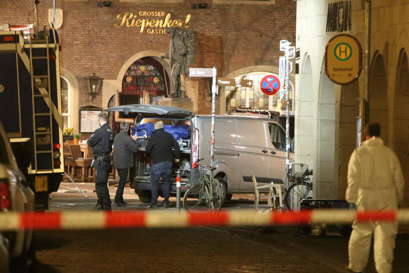 The Münster cafe attack Vehicles as weapons, The rise of lone-wolf terrorism, The influence of extremist ideologies, Carnival tragedy in Germany, Deadly New Year's Eve in New Orleans, Extremism in Munich, Christmas market massacre, The Westminster rampage, Deadly Spanish attack, Sidewalk slaughter, Halloween horror, Bastille Day horror, Swedish day of terror, The mosque attack, The Münster cafe attack, Construction vehicle carnage, Christmas parade tragedy, Australian massacre, Anti-ramming roadblocks