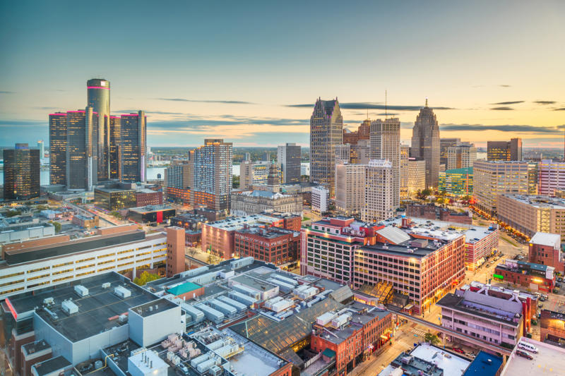 20. Detroit, Michigan 30. Green Bay, Wisconsin, 29. Sioux Falls, South Dakota, 28. Indianapolis, Indiana, 27. Lansing, Michigan, 26. Memphis, Tennessee, 24. Davenport, Iowa, 22. El Paso, Texas, 20. Detroit, Michigan, 19. Abilene, Texas, 18. Peoria, Illinois, 16. Amarillo, Texas, 14. Beaumont, Texas, 12. McAllen, Texas, 10. Rockford, Illinois, 8. Akron, Ohio, 6. Wichita Falls, Texas, 4. Fort Wayne, Indiana, 2. Brownsville, Texas