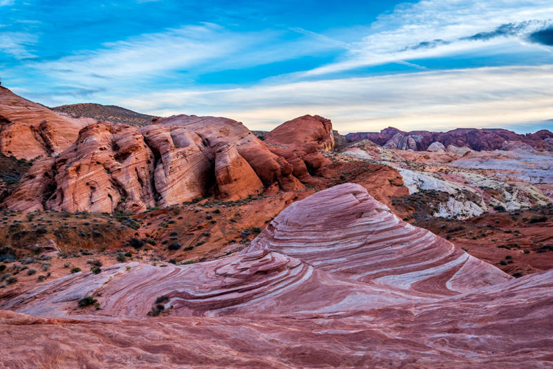 Nevada: Valley of Fire State Park Alaska: Chugach State Park, California: Big Basin Redwoods State Park, Louisiana: Fontainebleau State Park, Montana: Lewis and Clark Caverns State Park, Nevada: Valley of Fire State Park, New Mexico: Elephant Butte Lake State Park, Ohio: Hocking Hills State Park